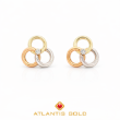 Cercei cu filet Aurora din aur de 14k