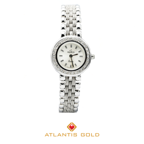 Ceas dama din aur 18k accesorizat cu 31 DIAMANTE