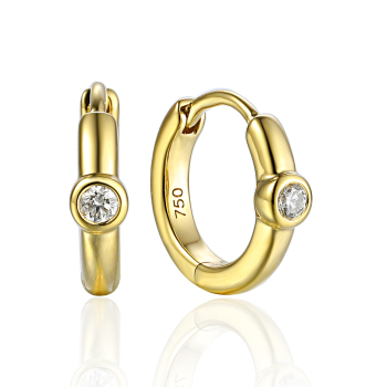 CERCEI DIN AUR 18K CU DIAMANT 71518