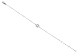 BRATARA DIN AUR ALB 18K CU DIAMANTE  72874