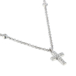 LANT CU PANDANTIV DIN AUR ALB 18K CU DIAMANTE 72720